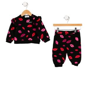 🖤💓 SIZE 12 Mos SONIA RYKIEL OUTFIT w LIPS 💋